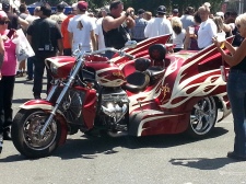 A tricked out trike.